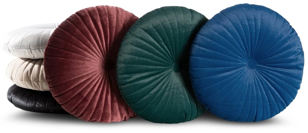 DEKORAČNÝ VANKÚŠ VELVET68 (FI) 40 CM STRIEBORNÁ