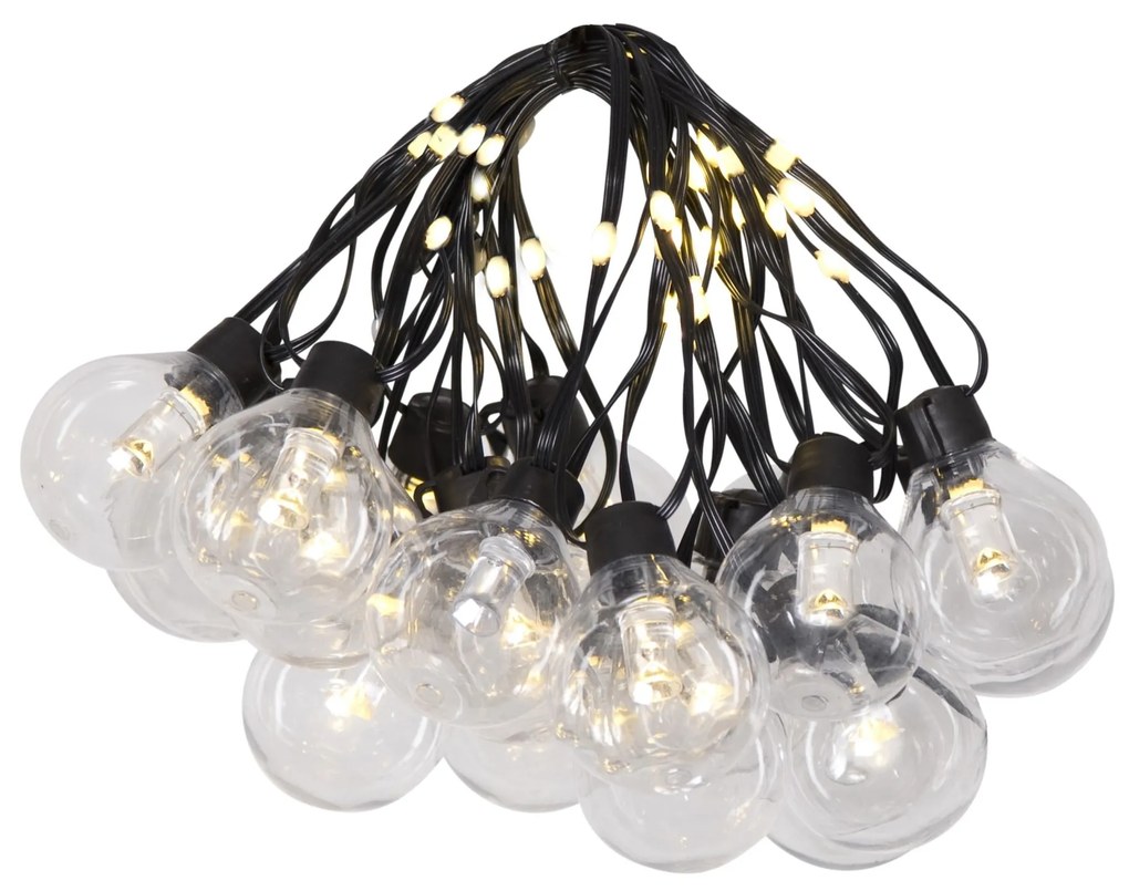 STAR TRADING Vonkajšia svetelná reťaz Bolla – 20 žiaroviek