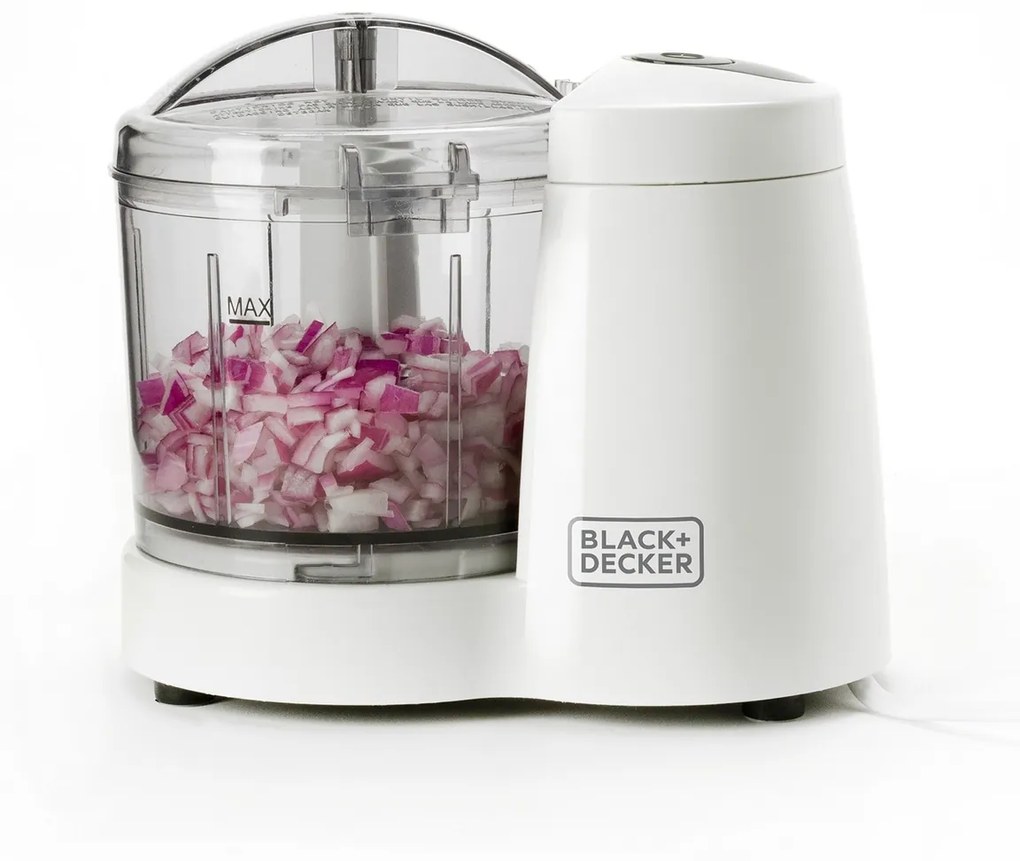 Black+Decker BXCH120E Sekáčik potravín, biela