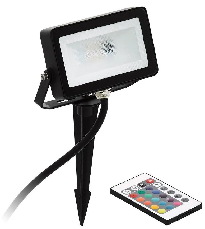 Eglo 98185 - LED RGB Reflektor FAEDO 4 LED/10W/230V + diaľkové ovládanie