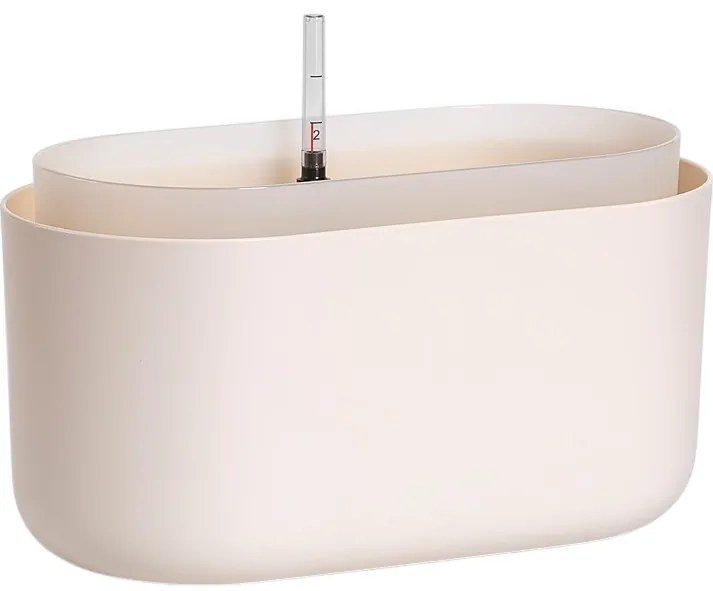 Plastia Samozavlažovací truhlík Tolita béžová, 31 x 16 cm