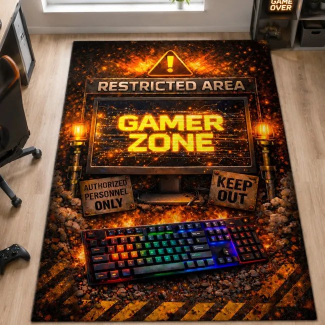 Protišmykový herný koberec Restricted