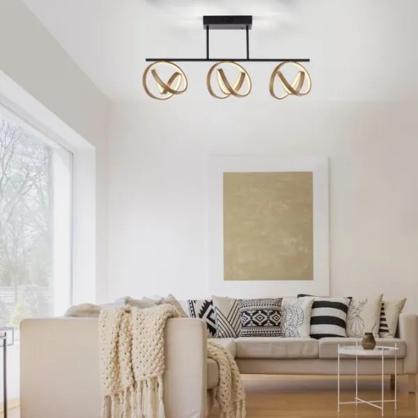 JUST LIGHT. 6245-18 - LED Prisadený luster LOOP 3xLED/11W/230V 2700-5000K + DO