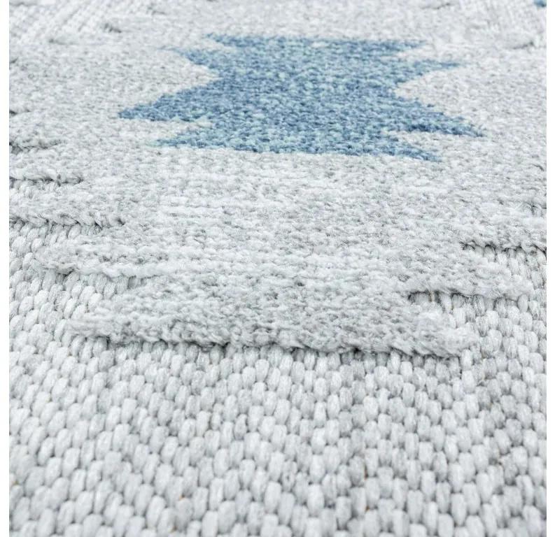 Ayyildiz Kusový koberec BAHAMA 5153, Modrá Rozmer koberca: 160 x 230 cm