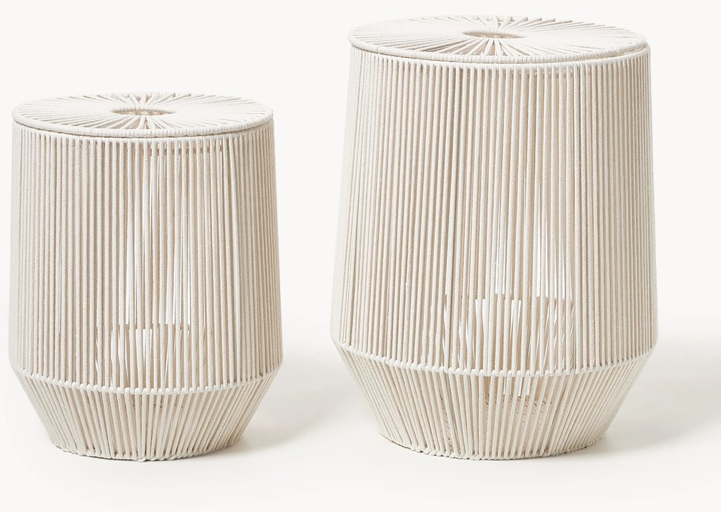 Ručne tkané koše na bielizeň Gabe, 2 ks