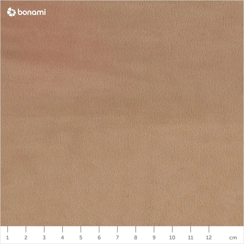 Béžová čalúnená dvojlôžková posteľ s úložným priestorom 140x200 cm Tate – Maison de Rêve