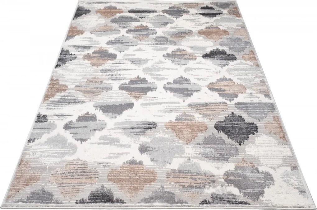 TA Koberec D654A BIELA D_VIZON VALLEY Rozmer: 200x300 cm