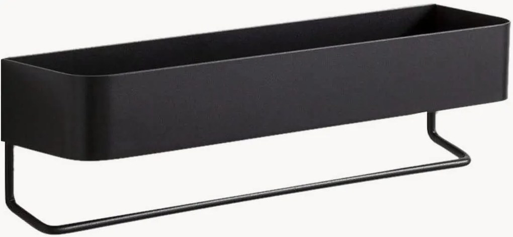 Nástenný držiak na uteráky's priehradkou Nina