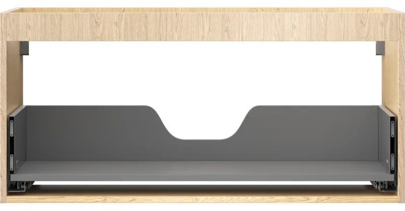 Mexen Box-A, závesná skrinka 100 cm, 1 zásuvka, dub, 91AX0-1000-470-1-81