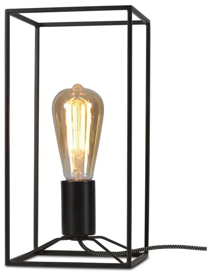 Čierna stolová lampa Citylights Antwerp, výška 30 cm