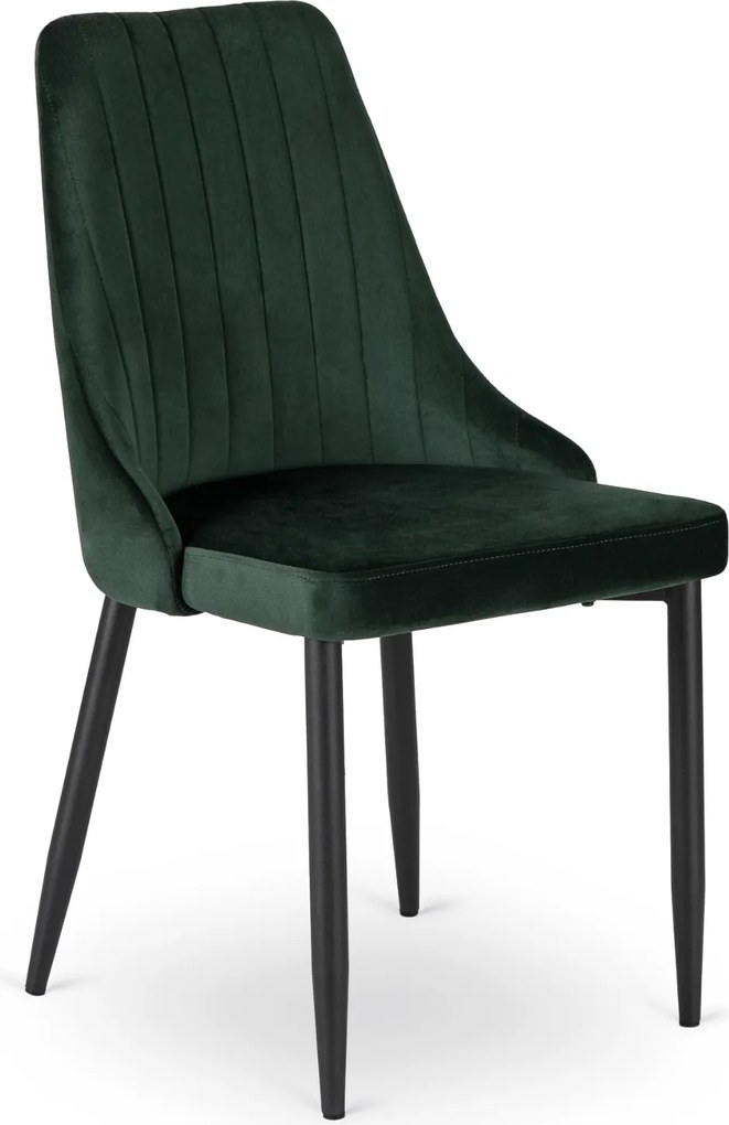 Jedálenská stolička BARI, tmavozelená