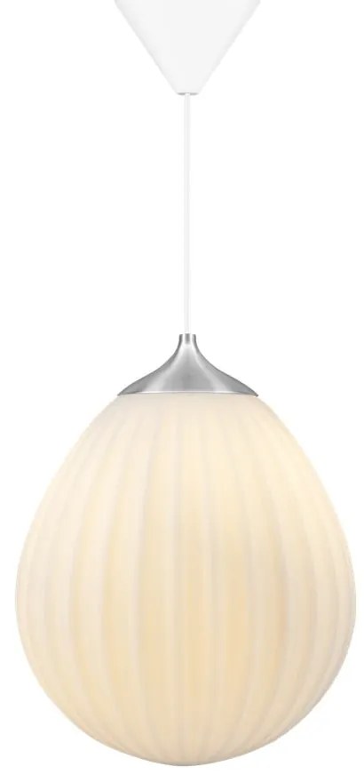 Tienidlo v bielo-striebornej farbe ø 27 cm Around the World Medium – UMAGE