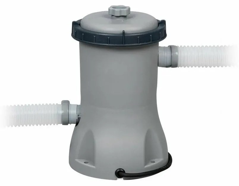 Bestway Obdĺžnikový nadzemný bazén Power Steel s kartušovou filtráciou a schodíkmi