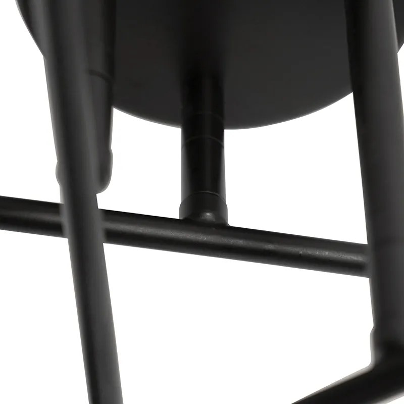 Inteligentné stropné svietidlo čierne 6-žiarovkové vrátane Wifi G95 - Sydney