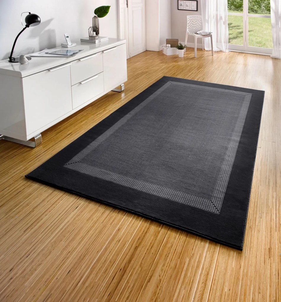 Hanse Home Collection koberce Kusový koberec Basic 105486 Black - 120x170 cm