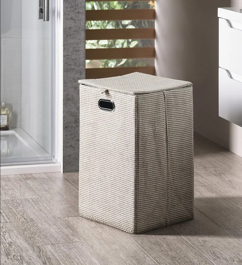 Aqualine Aqualine, Kôš na bielizeň 35x58x35cm, šedá, LA3808