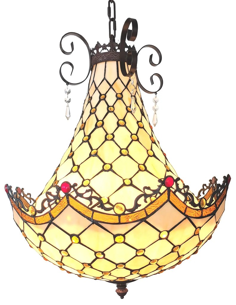 Závesná lampa Tiffany luster Ø41*65