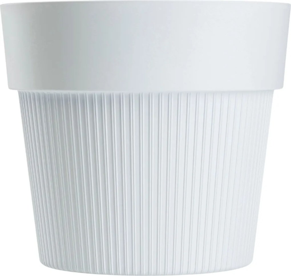 Květináč SILVA LINE 11,5x13,2 cm bílý