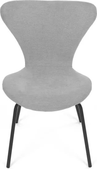 Jedálenská stolička strieborná CT-S8010 SIL2