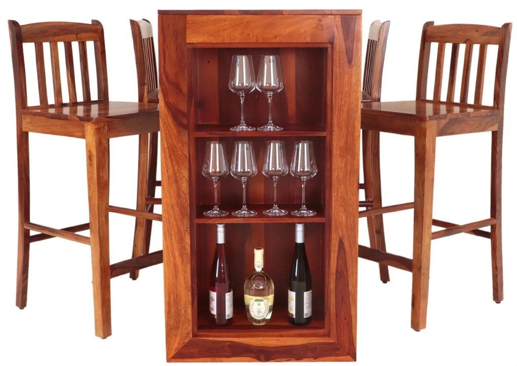 furniture-nabytek.cz - Barový stůl do kuchyně z palisandru 140x110x60