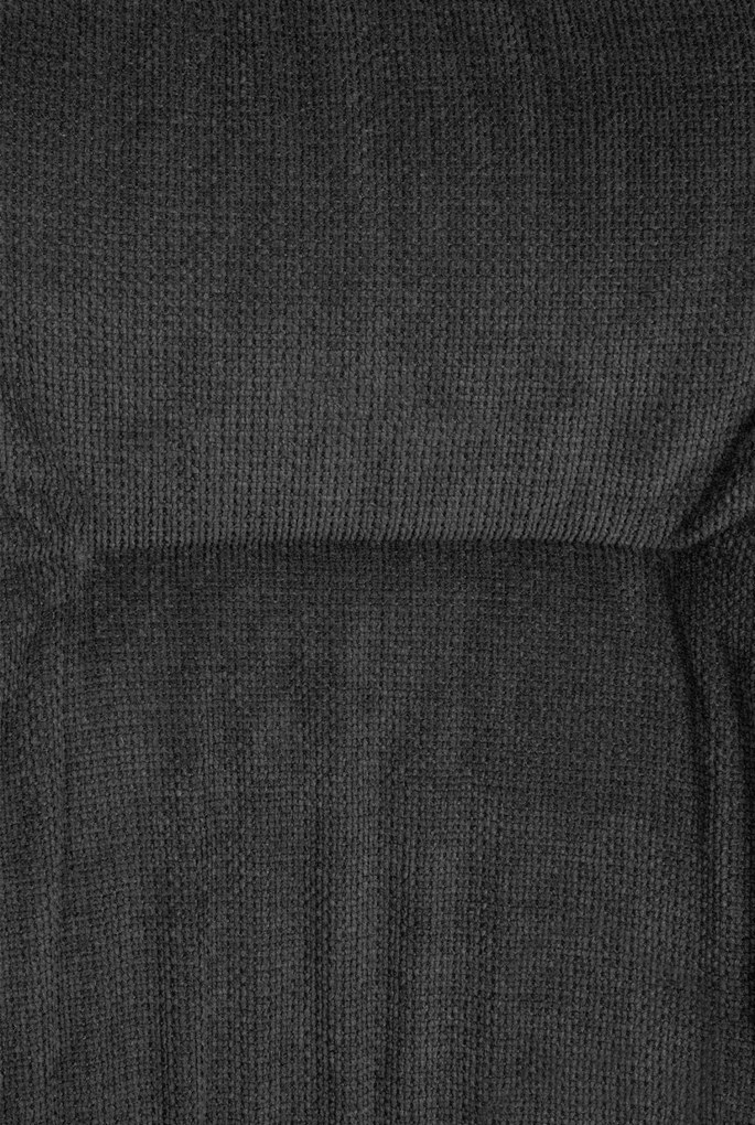 Jedálenská stolička Jules - látka - Tmavo sivá