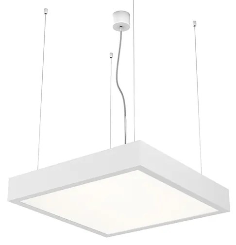 RENDL R13710 STRUCTURAL LED závesné svietidlo, hranaté technické biela