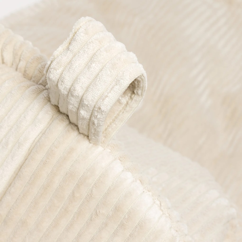 INTERMEDIC SK Kreslo Yoko Velvet – manšestrové kreslo s vankúšom, 75x70x30 cm Farba: SZ90 - tmavo sivá