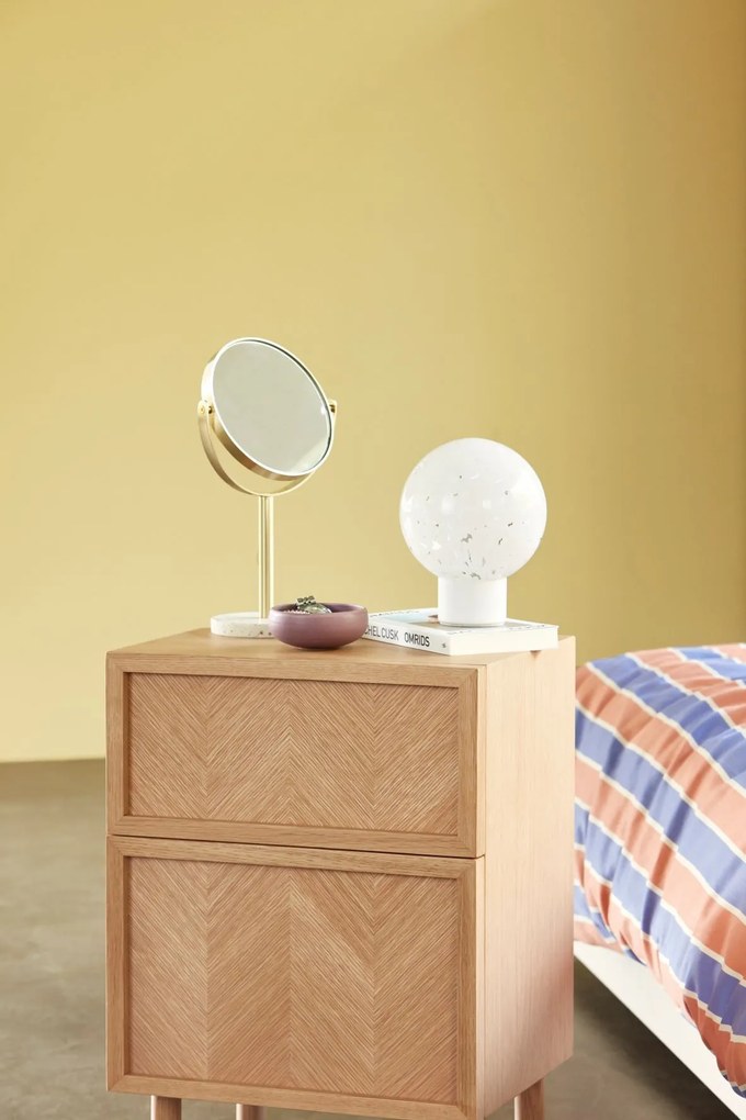 Hübsch Stolná lampa z brokového skla Cloud Glass