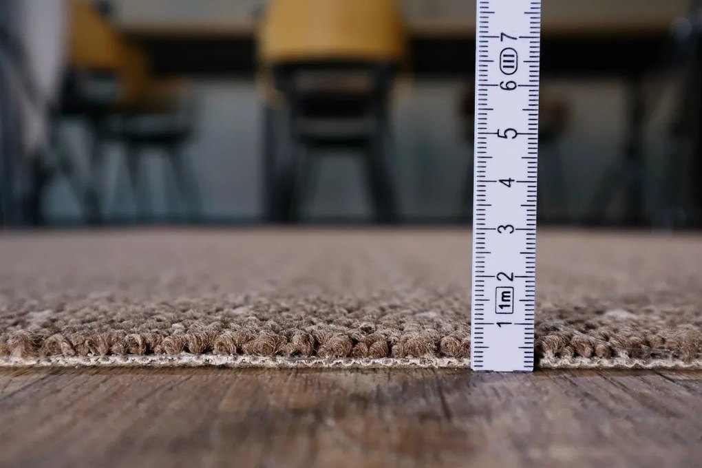 Condor Carpets, AKCIA: 120x160 cm Koberec metráž Udinese hnedý - neúčtujeme odrezky z role - obšitý zo všetkých strán, šíře, hnedá, filc, chodba / predsieň