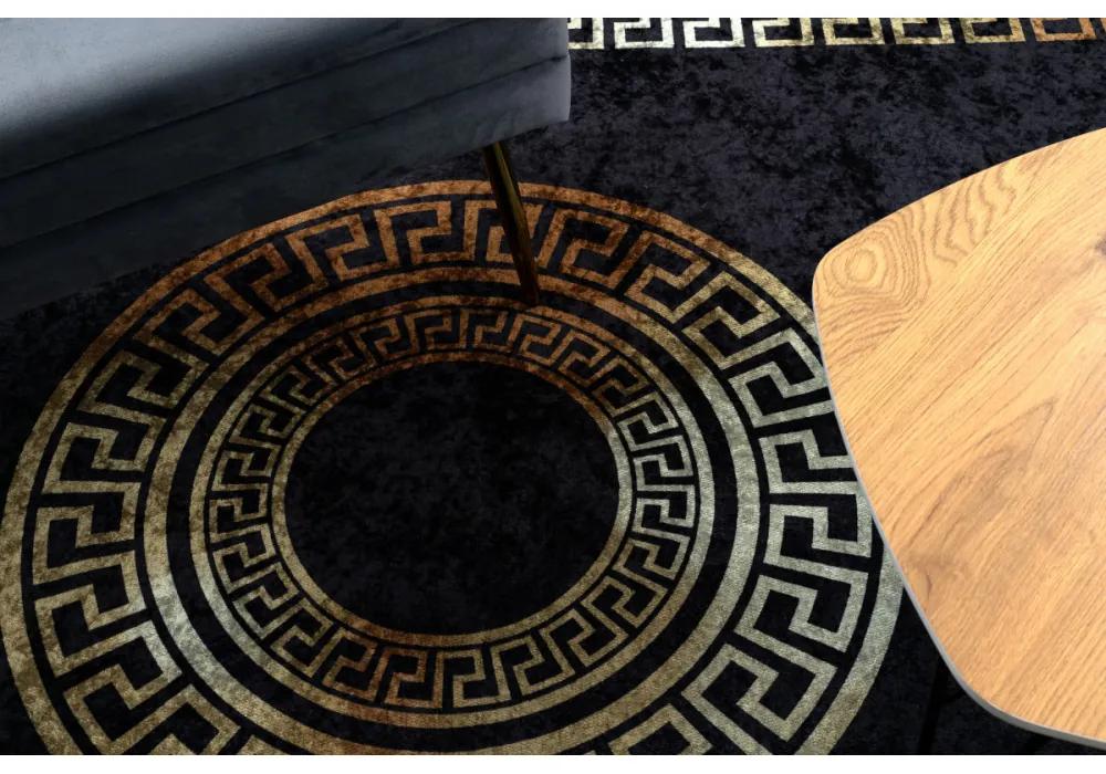 Kusový koberec Asoli čiernozlatý 160x220cm