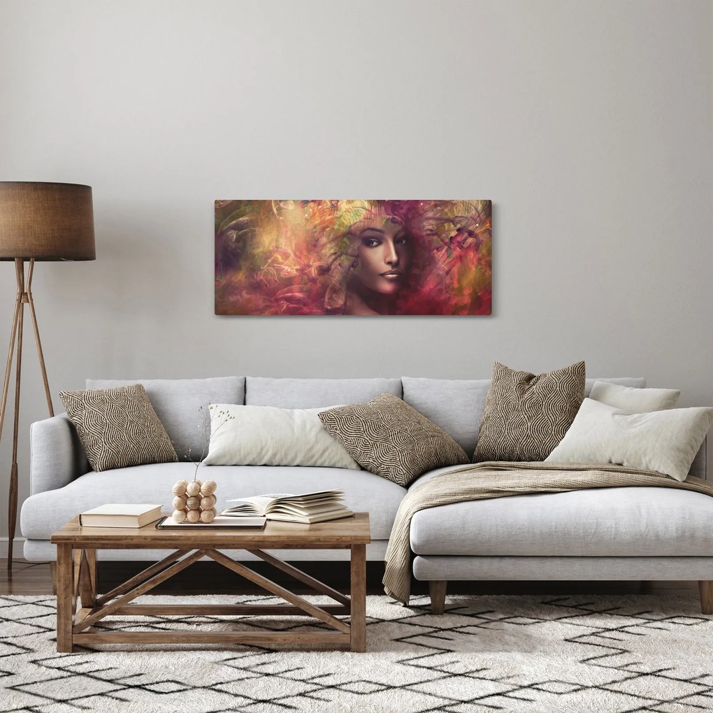 Obraz - Fantasy žena (120x50 cm)