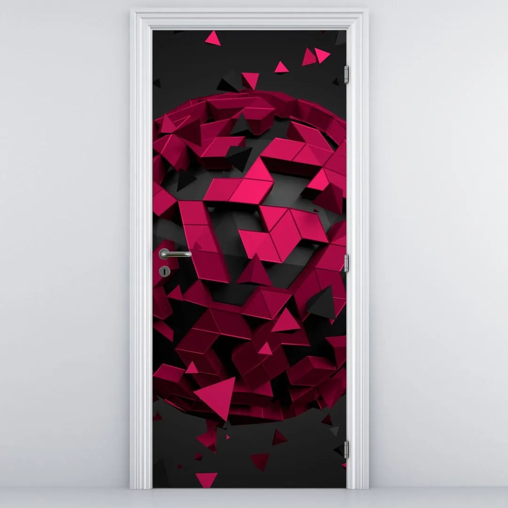 Fototapeta na dvere - 3D abstrakcia (95x205cm)