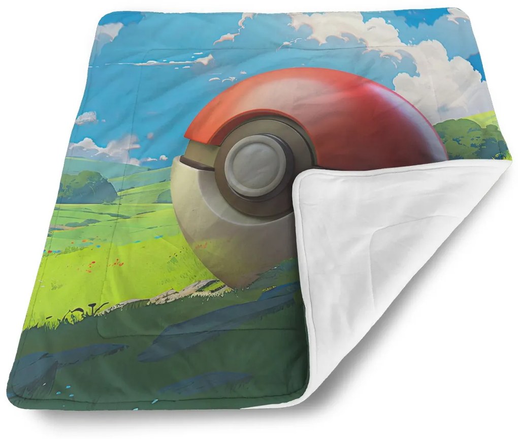 Sablio Deka pre bábätko Pokemon ball Krajina - 90x120 cm