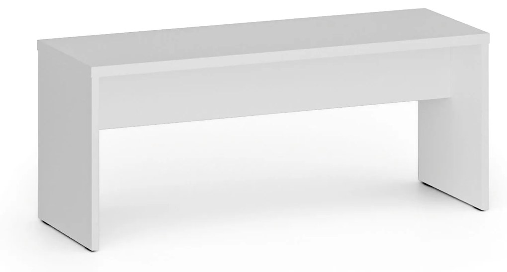 Šatníková lavica, 1000 mm, biela