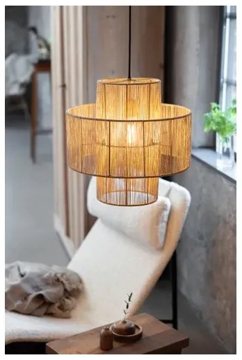 Markslöjd 108767 - Luster na lanku SOGA 1xE27/40W/230V zlatá