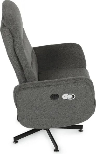 Polohovacie kreslo béžové, elektrické TV-C5479 GREY2