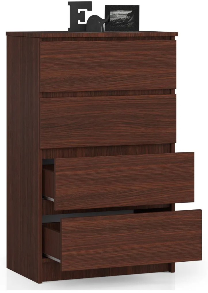 Komoda Kuba 60 cm - 4 zásuvky wenge