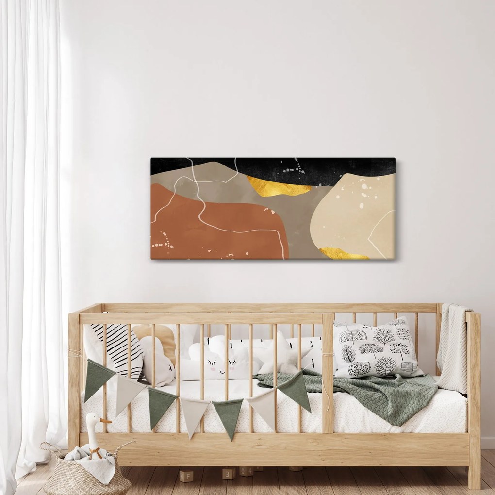 Obraz - Abstrakcia (120x50 cm)