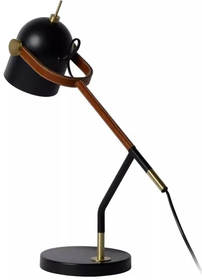 Lucide 05627/01/30 - Stolná lampa WAYLON 1xE27/25W/230V čierna