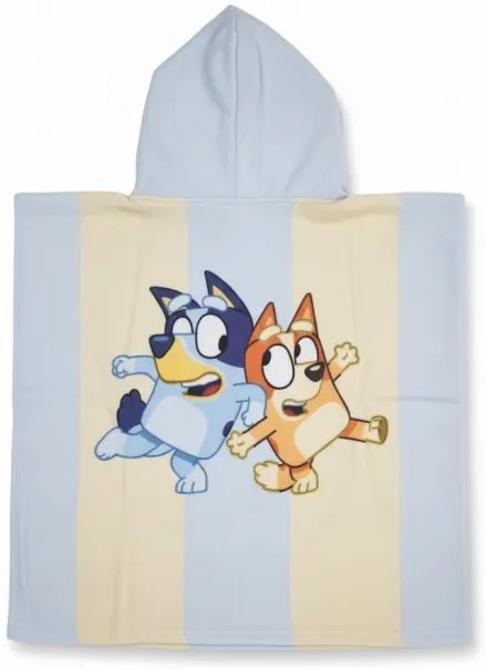 Mister License Company S.L. - Detské pončo s kapucňou Bluey a Bingo