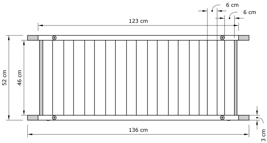 Lavice BREEZIO 01 140 cm z masivu/oranžová