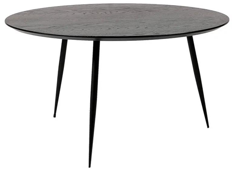 Konferenčný stolík halp ø 80 cm čierny MUZZA