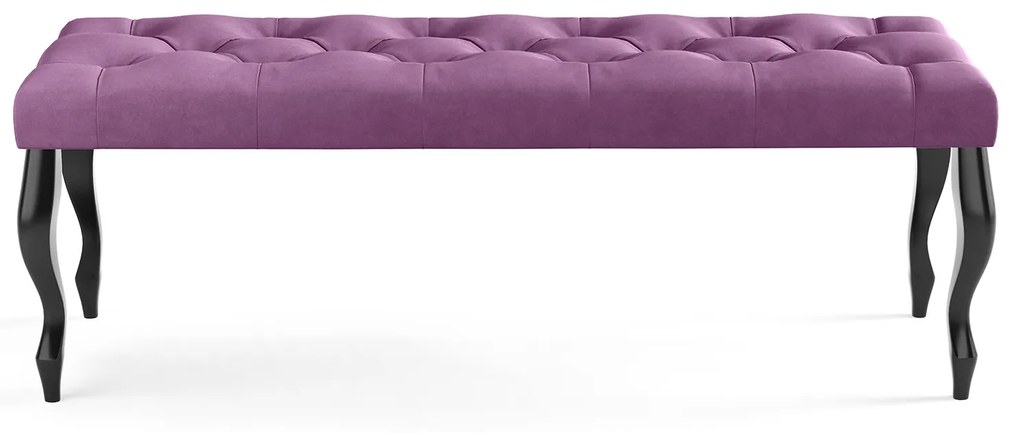Lavica CHESTERFIELD 40x40 cm Fialová
