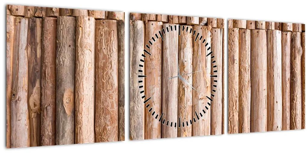 Obraz - Bambus (s hodinami) (90x30 cm)