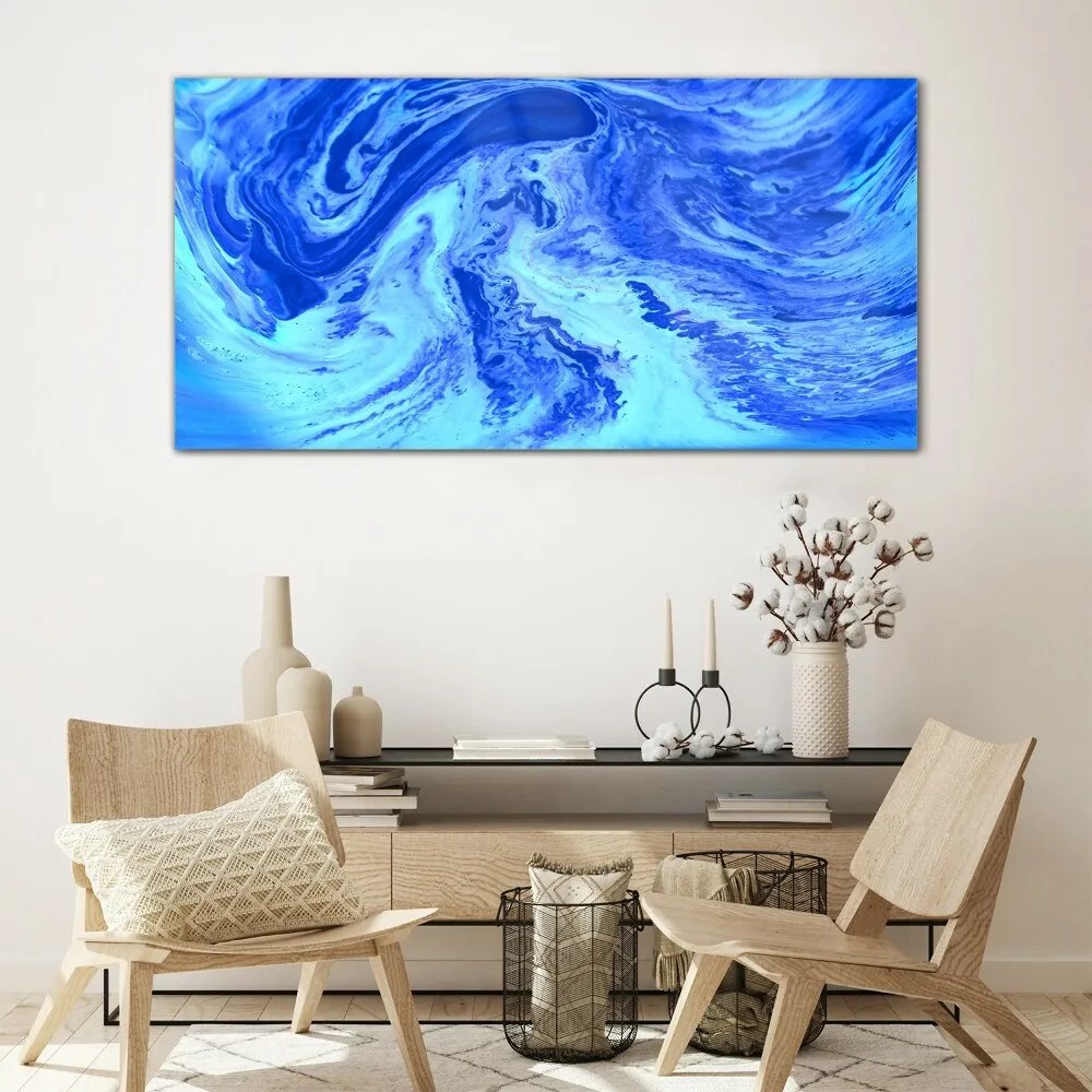 Obraz na skle Abstrakcie morské vlny