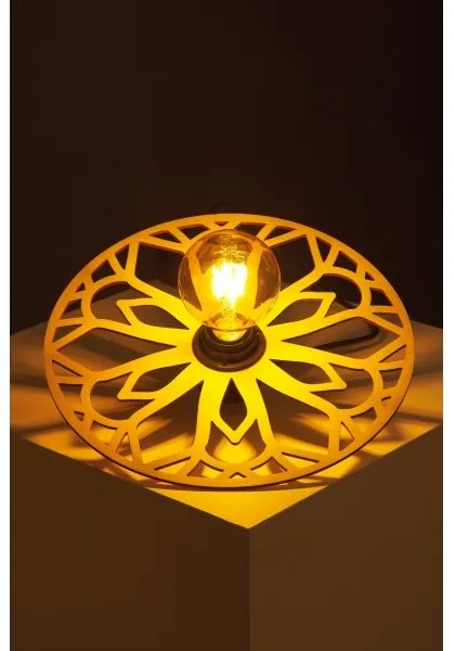 Luster na lanku FALCO 1xE27/60W/230V pr. 30 cm béžová