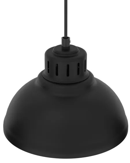 Luster na lanku SVEN 5xE27/15W/230V čierna
