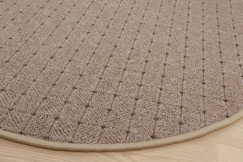 Condor Carpets Kusový koberec Udinese béžový new kruh - 57x57 (priemer) kruh cm