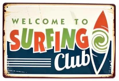 Ceduľa 3D - Welcome to Surfing Club