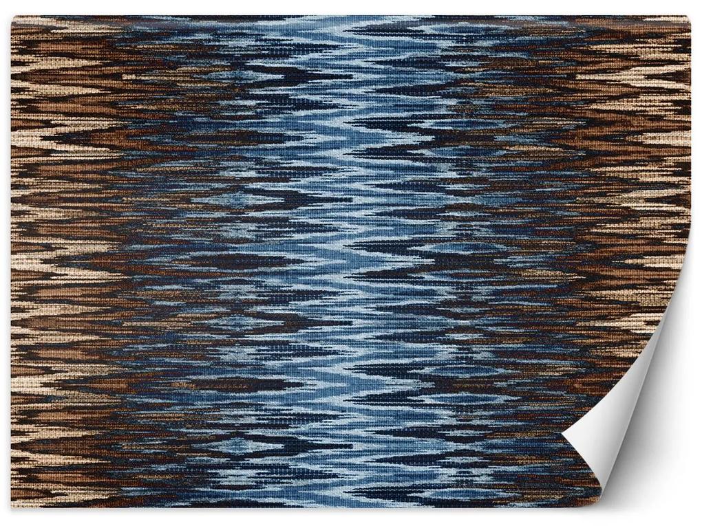 Gario Fototapeta Tapisérie, modrá a hnedá abstraktné Materiál: Vliesová, Rozmery: 200 x 140 cm